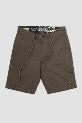 Short Drill Chino Fanatic Verde Militar