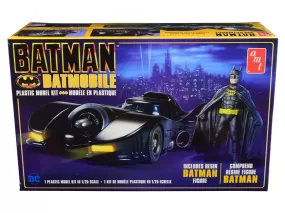 Skill 2 Model Kit Batmobile with Resin Batman Figurine Batman (1989)  1/25 Scale Model by AMT