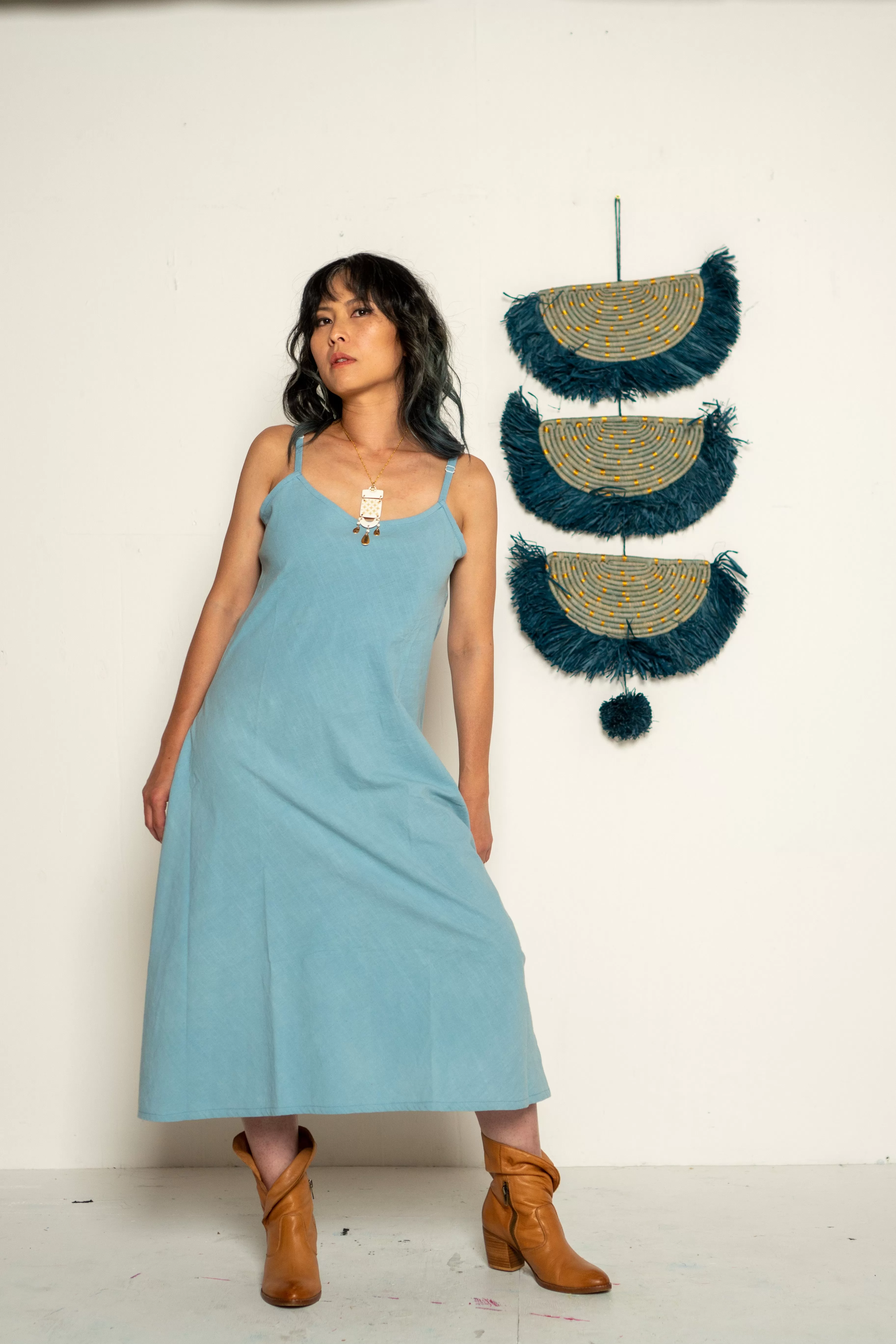 Slip Dress - Sky (Light Indigo)