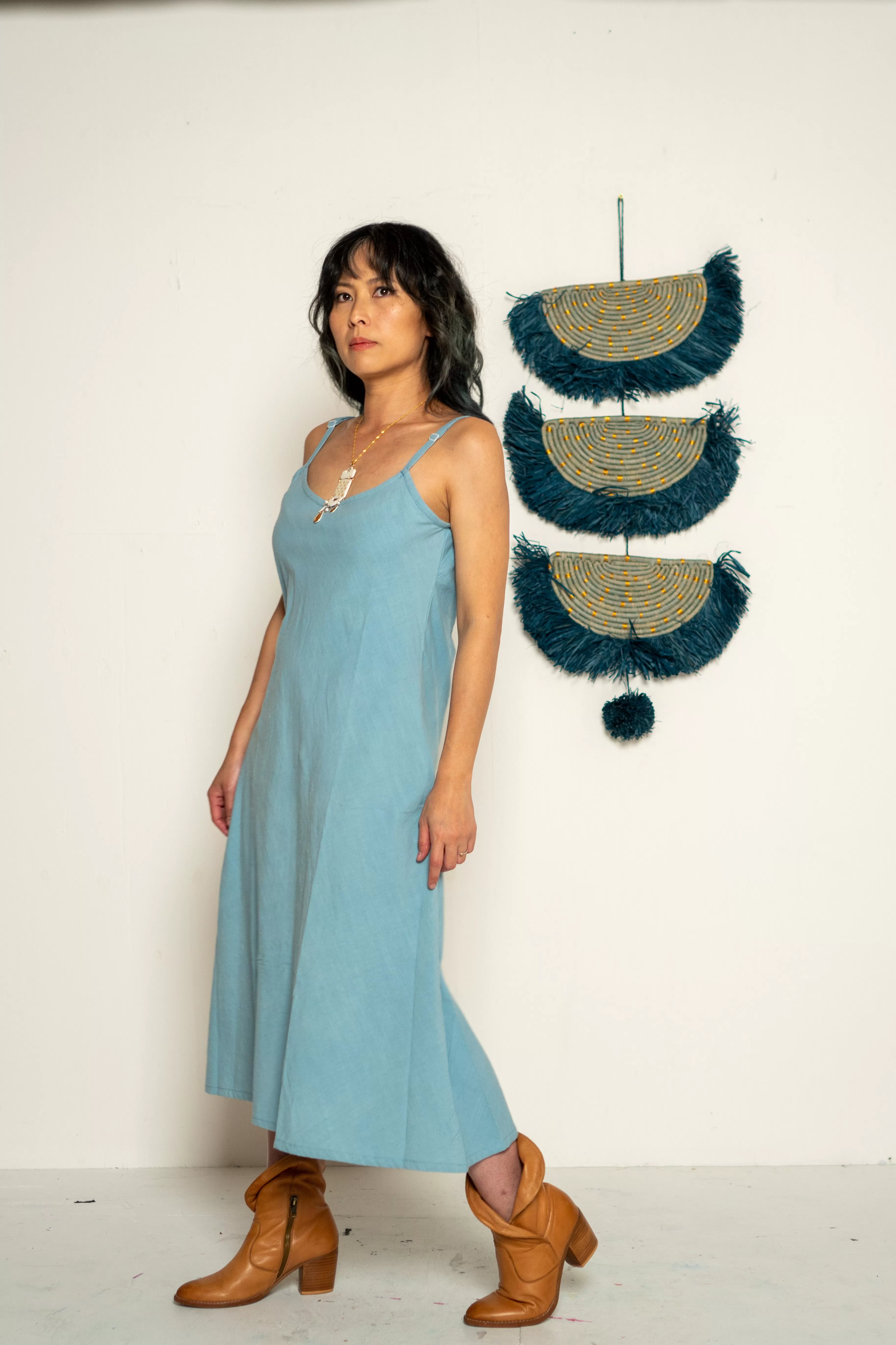 Slip Dress - Sky (Light Indigo)