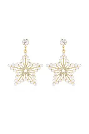 Star Power Pearl Earrings