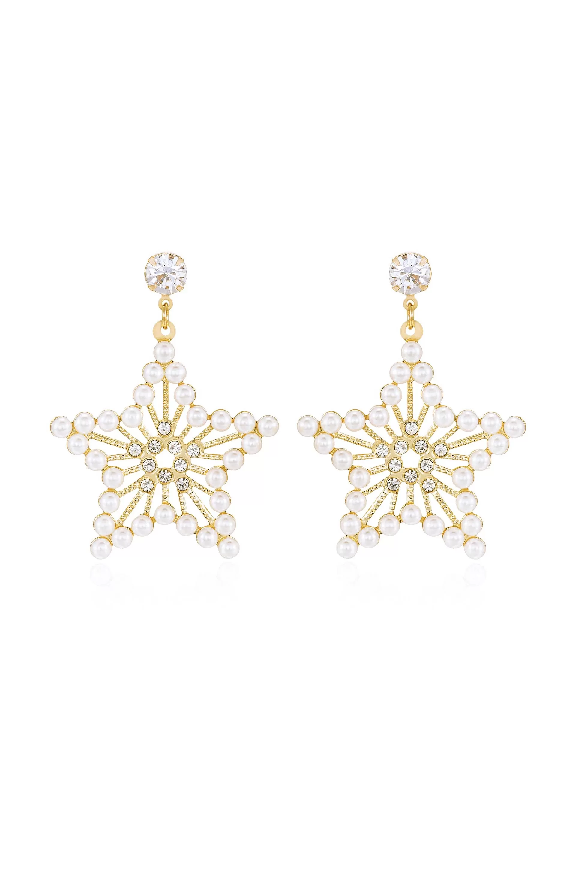 Star Power Pearl Earrings