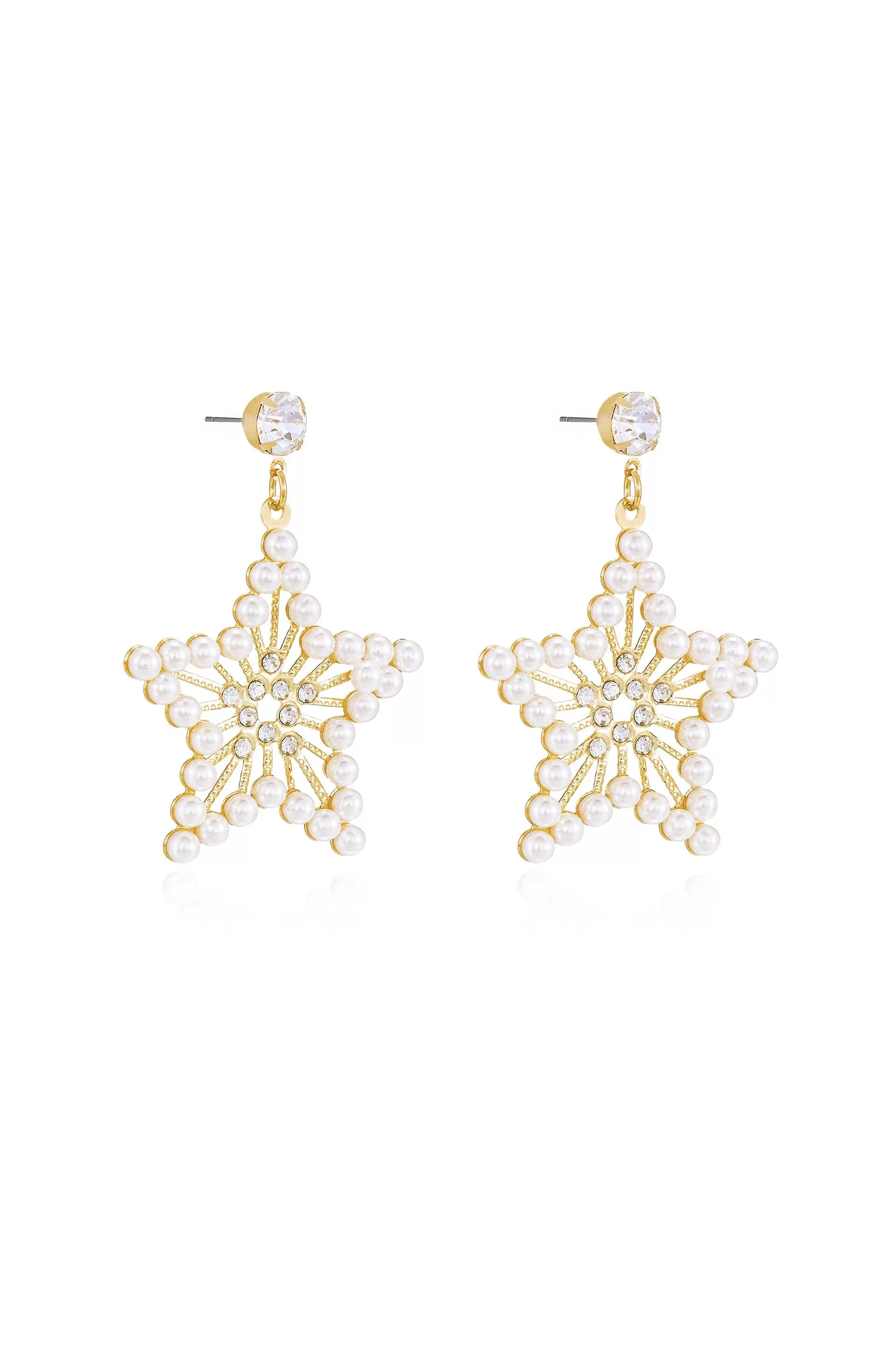 Star Power Pearl Earrings