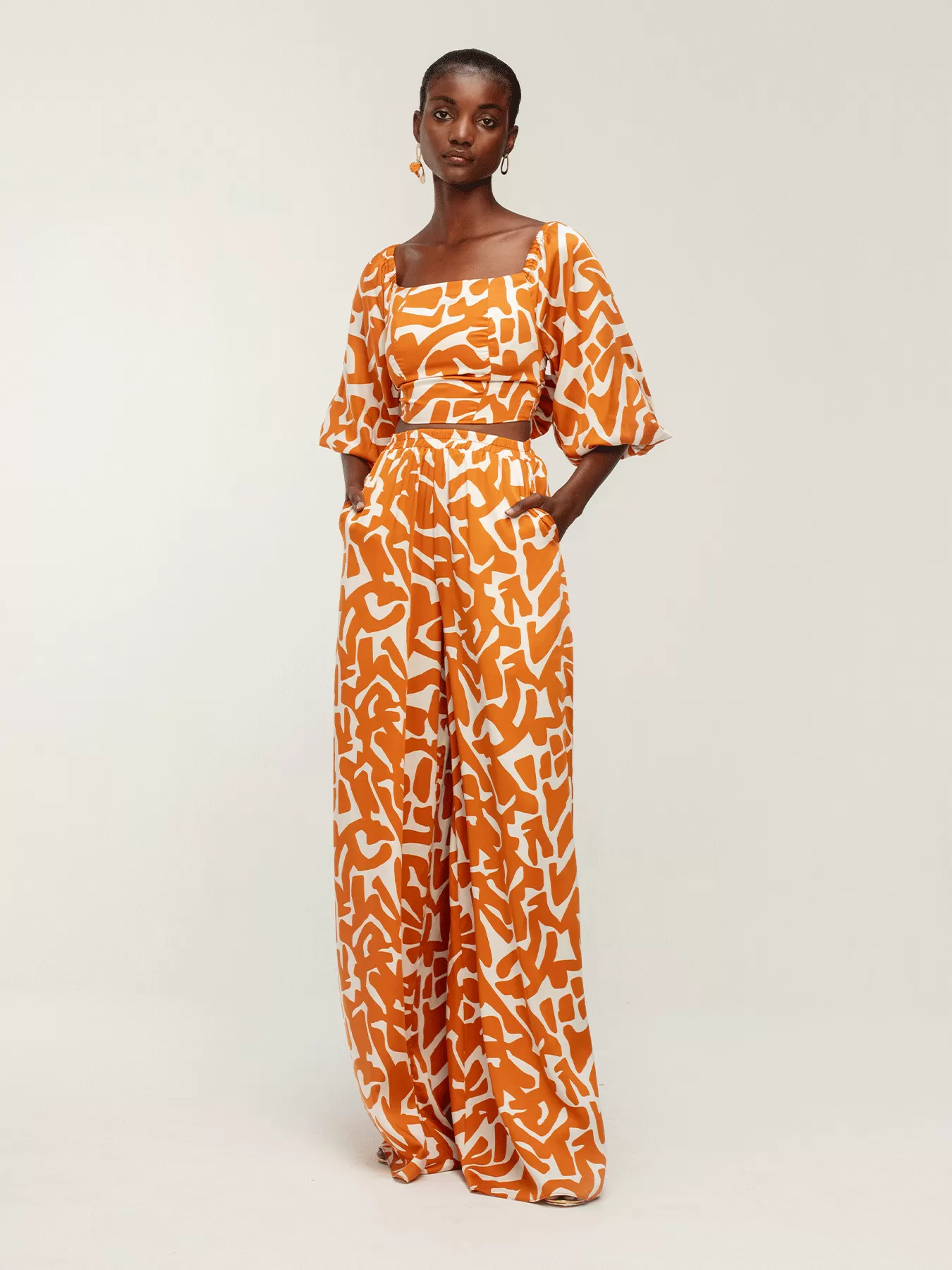 Sustainable Una Top - Tali Orange