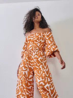 Sustainable Una Top - Tali Orange