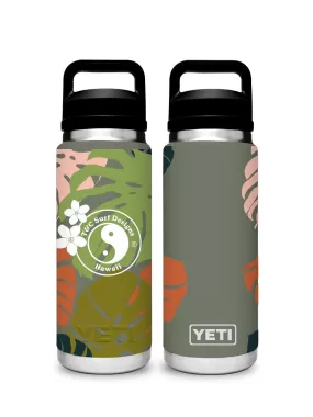 T&C Surf 26 oz Pau Hana Hour Rambler Yeti Bottle with Chug Cap