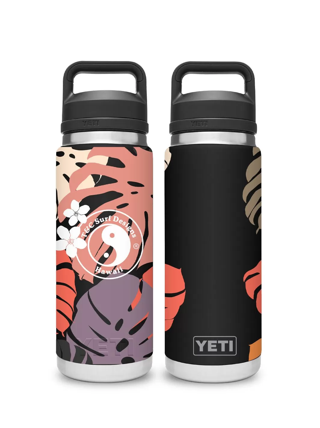 T&C Surf 26 oz Pau Hana Hour Rambler Yeti Bottle with Chug Cap