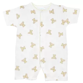 Teddy Bear Printed Romper | Baby Unisex