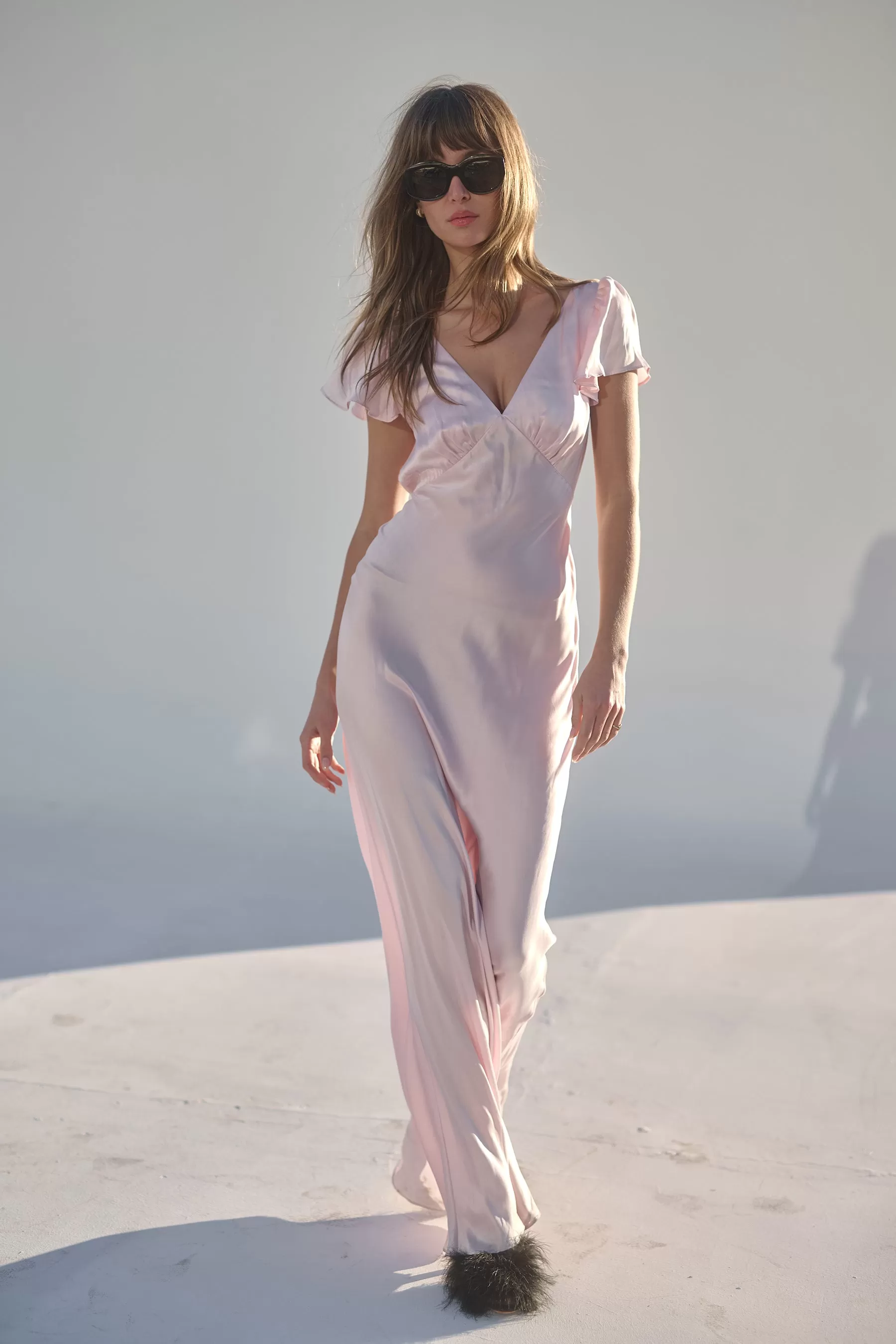 The Ballerina Flutter Slip Dress