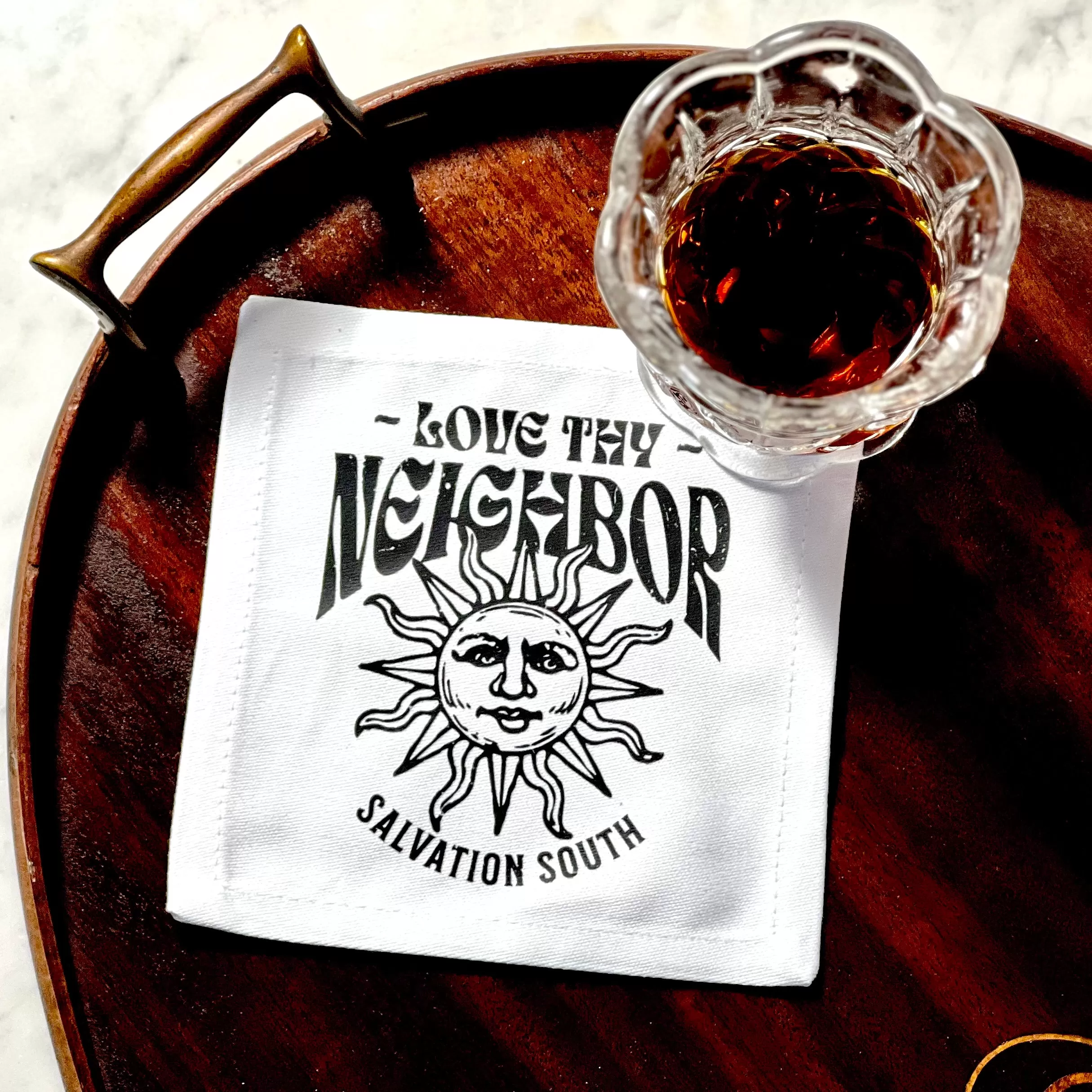 The Love Thy Neighbor Cocktail Napkin