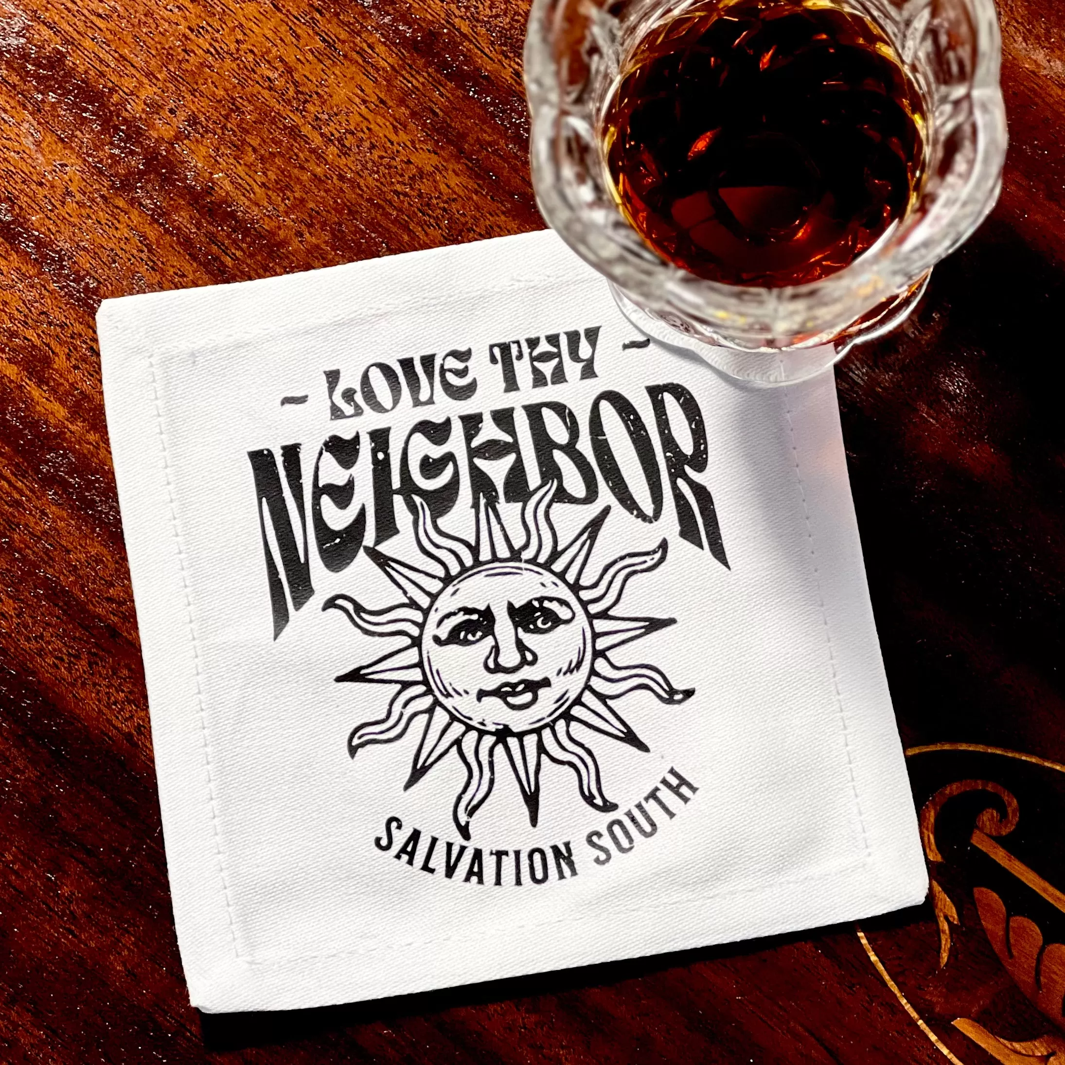 The Love Thy Neighbor Cocktail Napkin