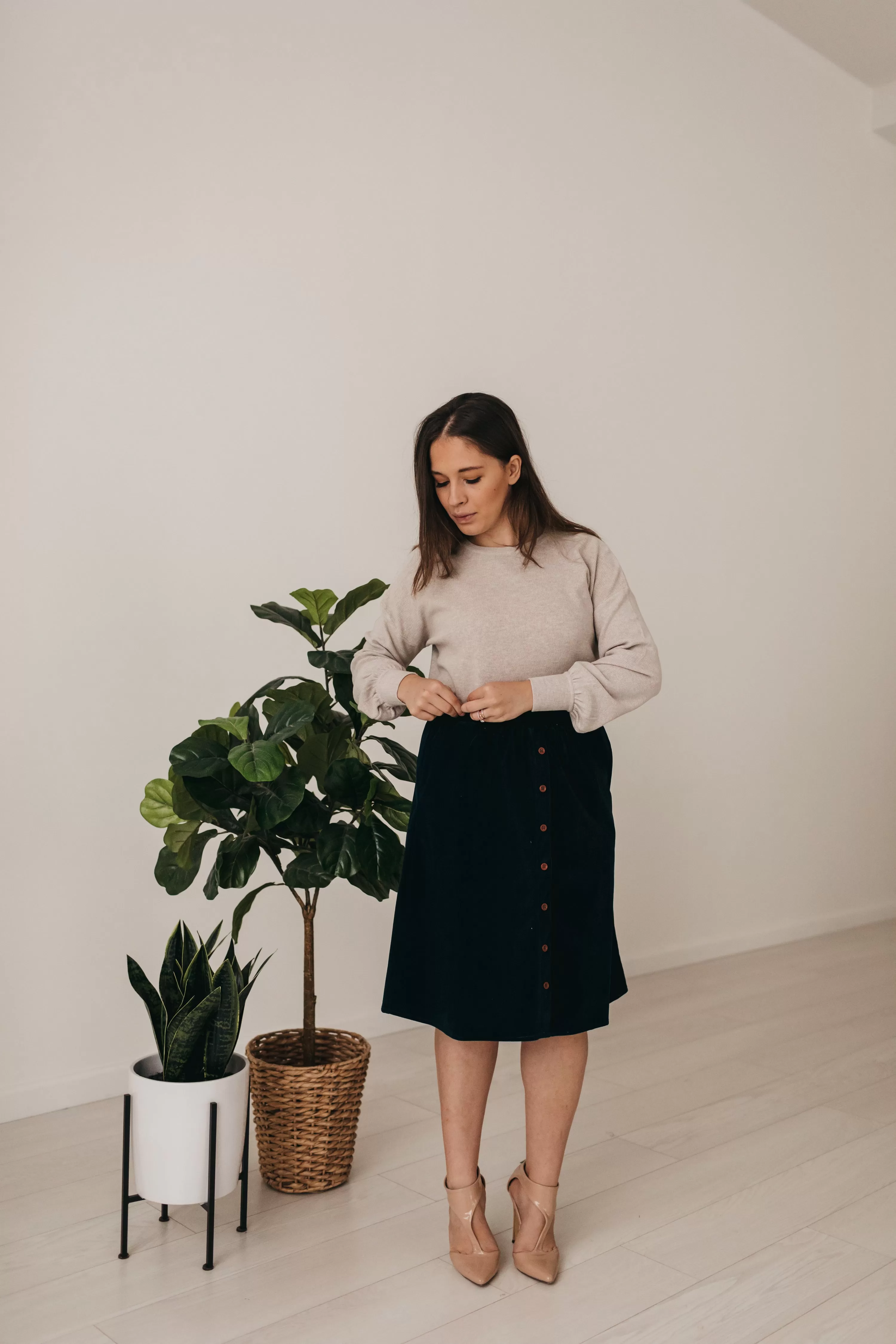 Thermal Sweater Top in Oatmeal