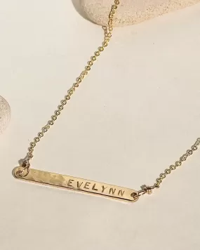 Thin Bar Necklace