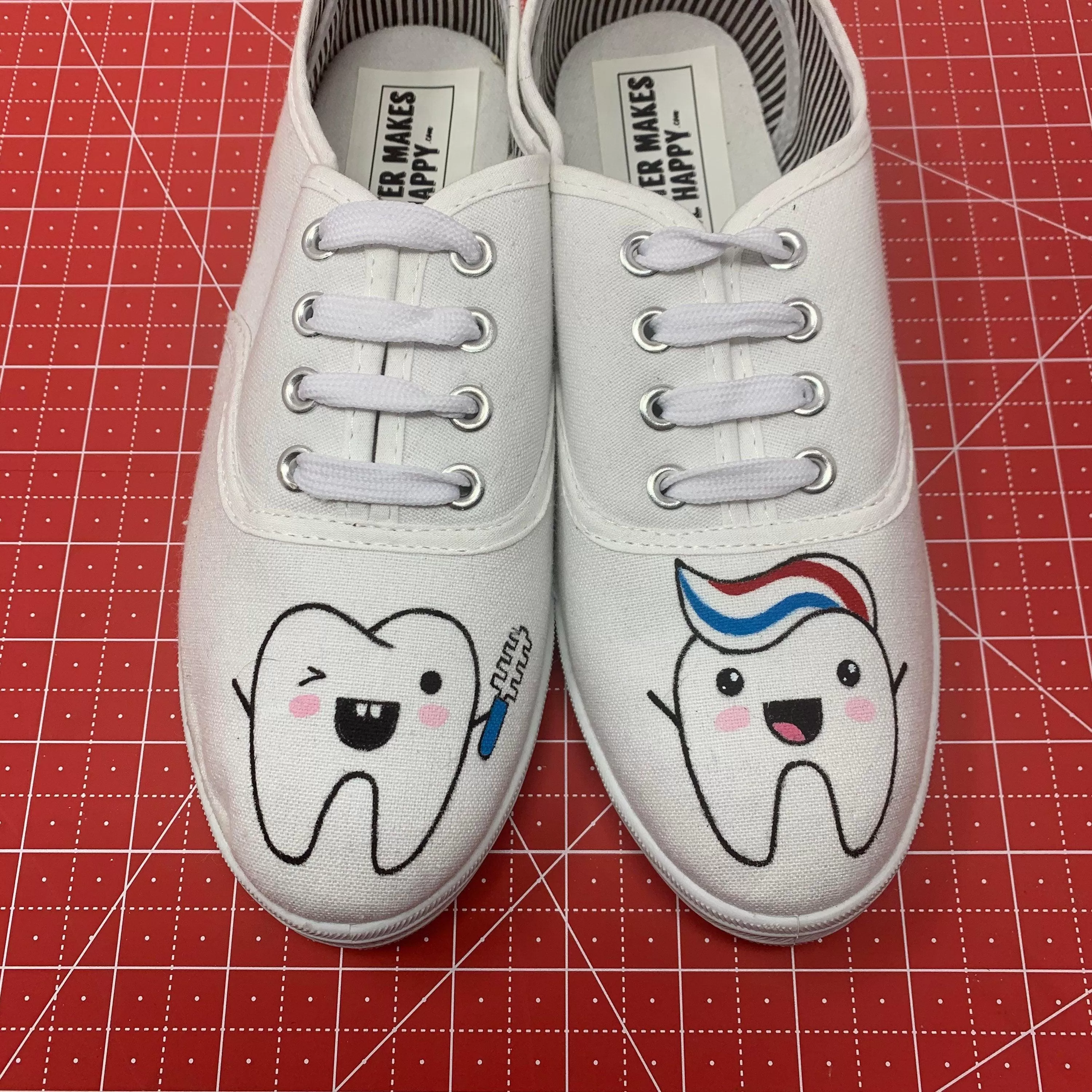 Toothpaste Hair Teeth Shoes