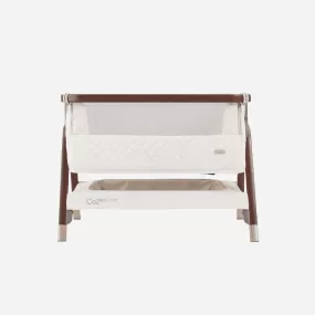 Tutti Bambini CoZee Luxe Bedside Crib - Walnut / Cream