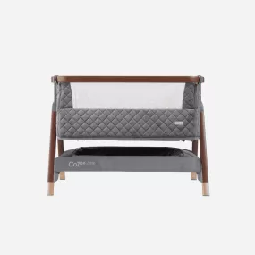 Tutti Bambini CoZee Luxe Bedside Crib - Walnut / Slate