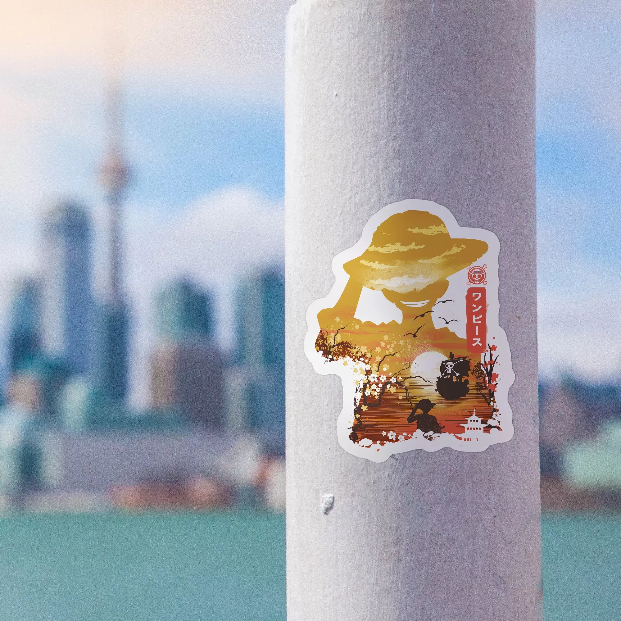 Ukiyo Pirate Monkey Sticker