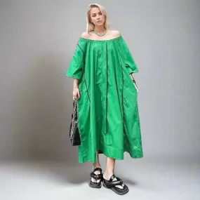 Urban Meets Urban Relaxed Fit Green Dress