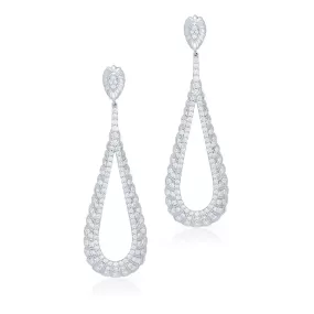 White Gold White Diamonds Eternal Earrings