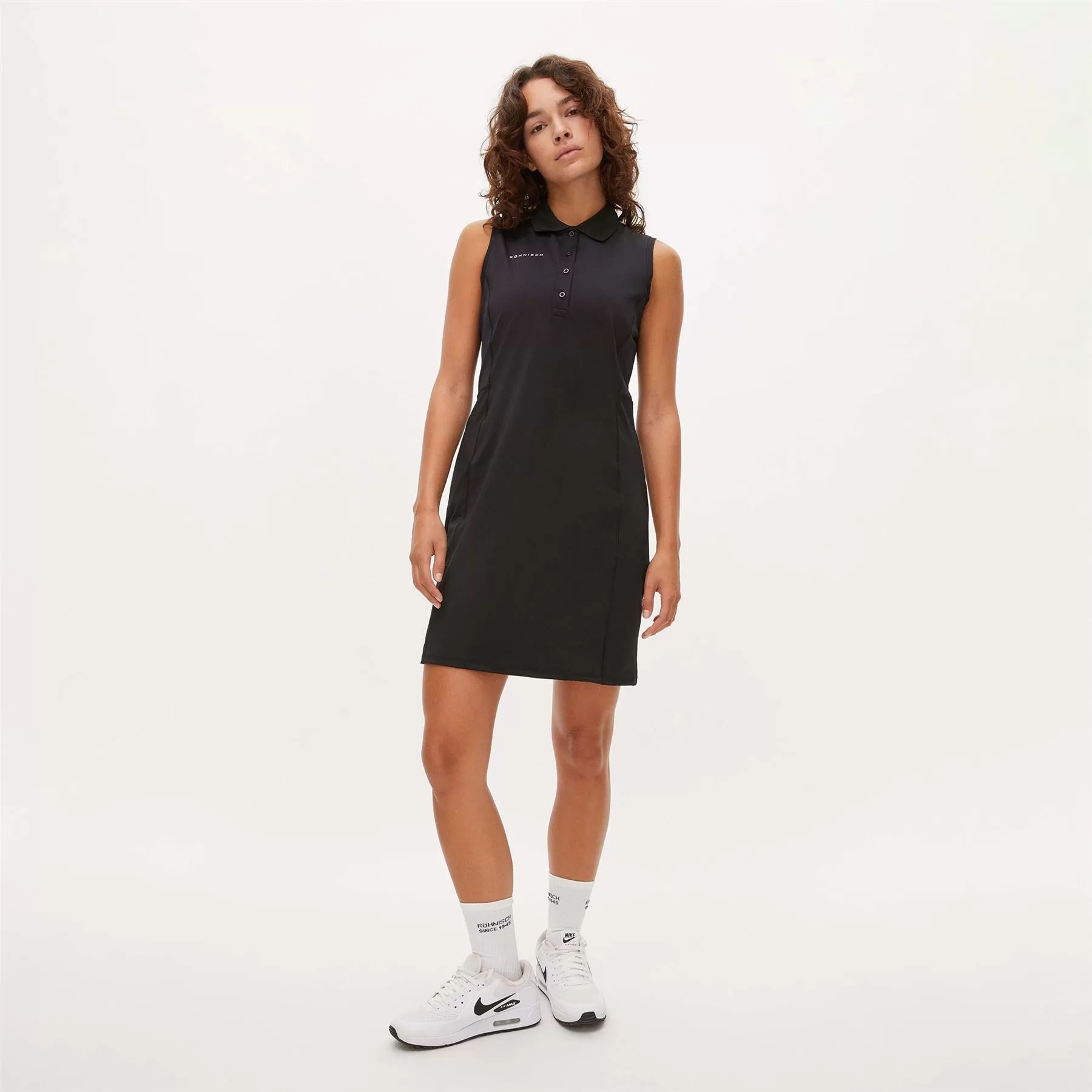 Womens Nicky Sleeveless Dress Black - SS24