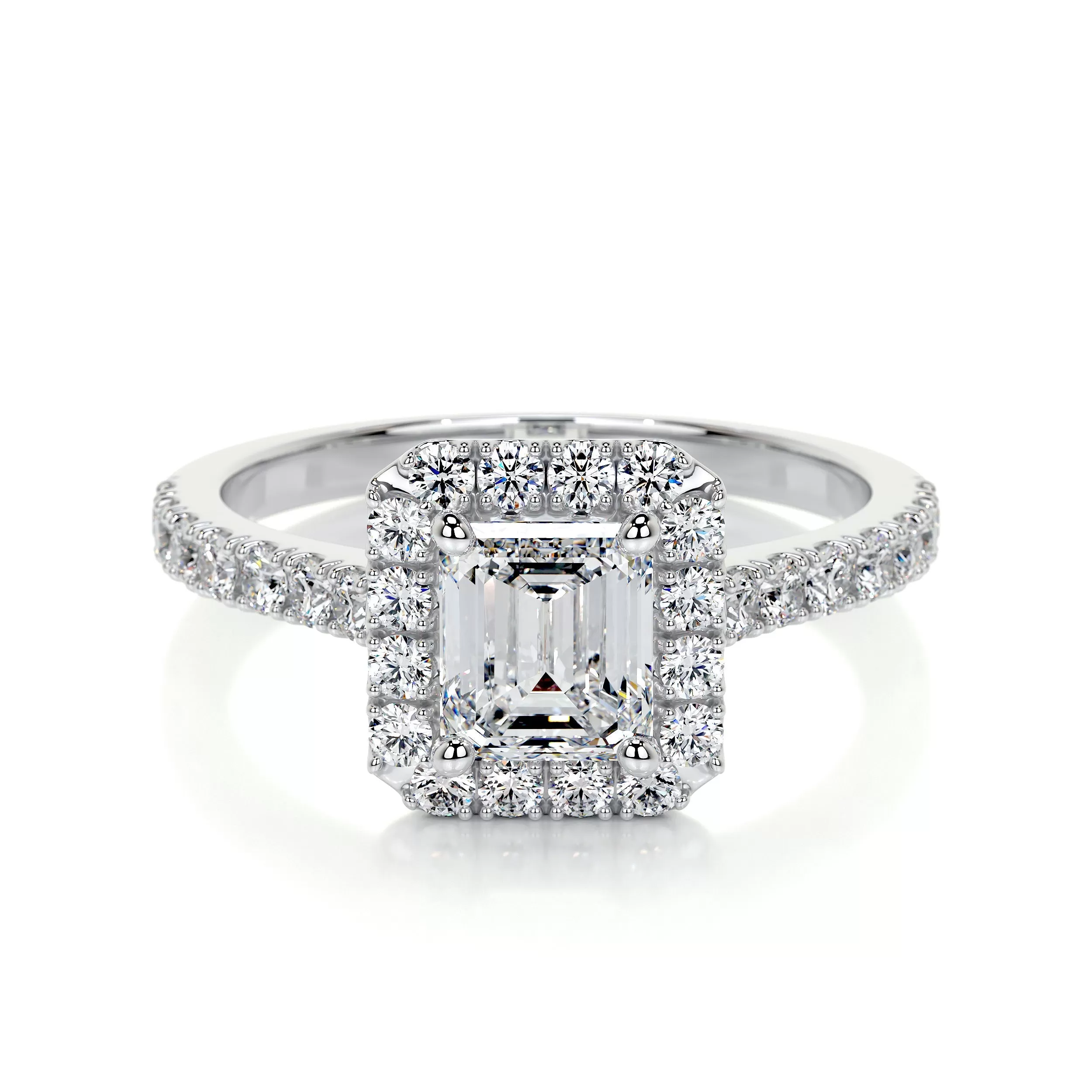 Zoey Lab Grown Diamond Ring -14K White Gold