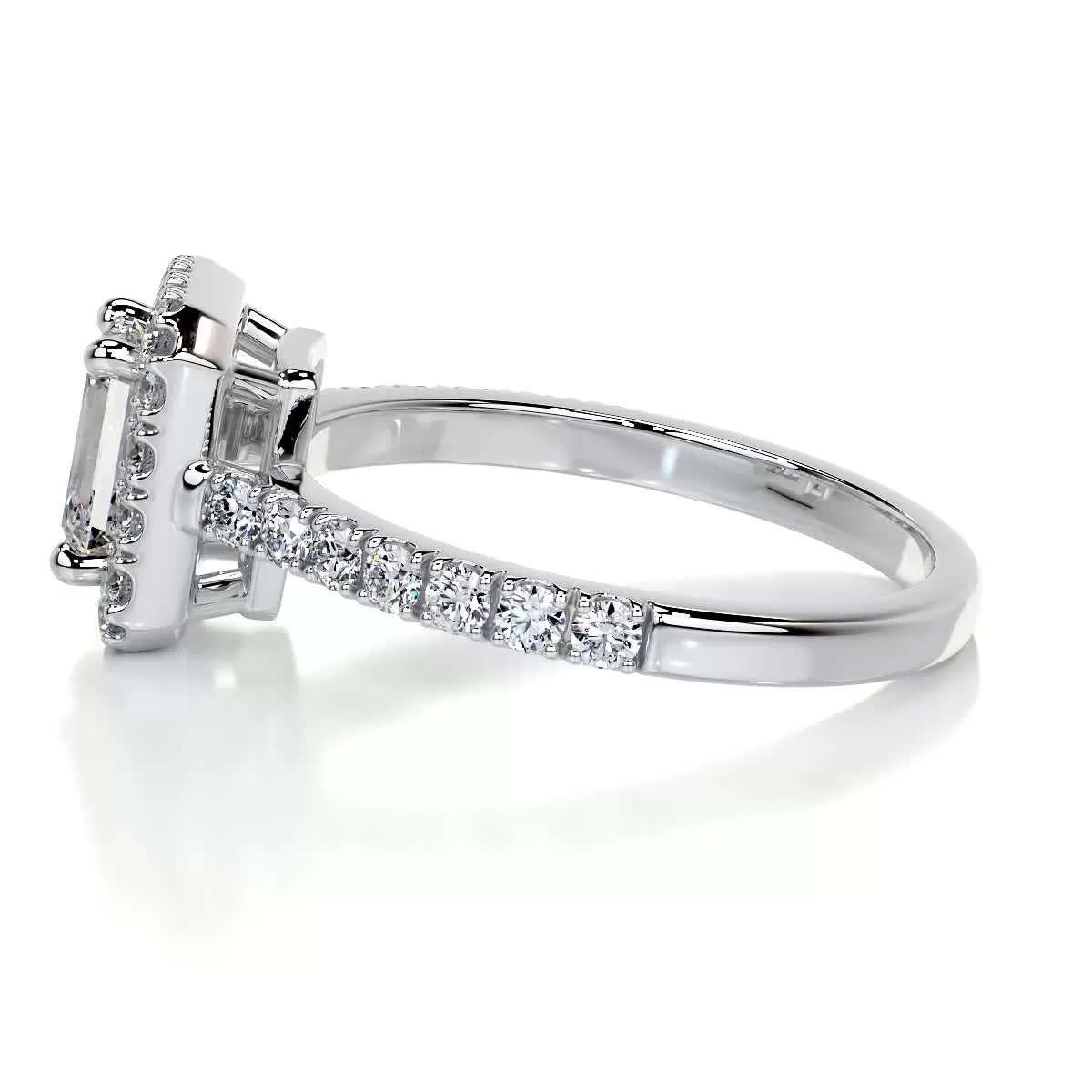 Zoey Lab Grown Diamond Ring -14K White Gold