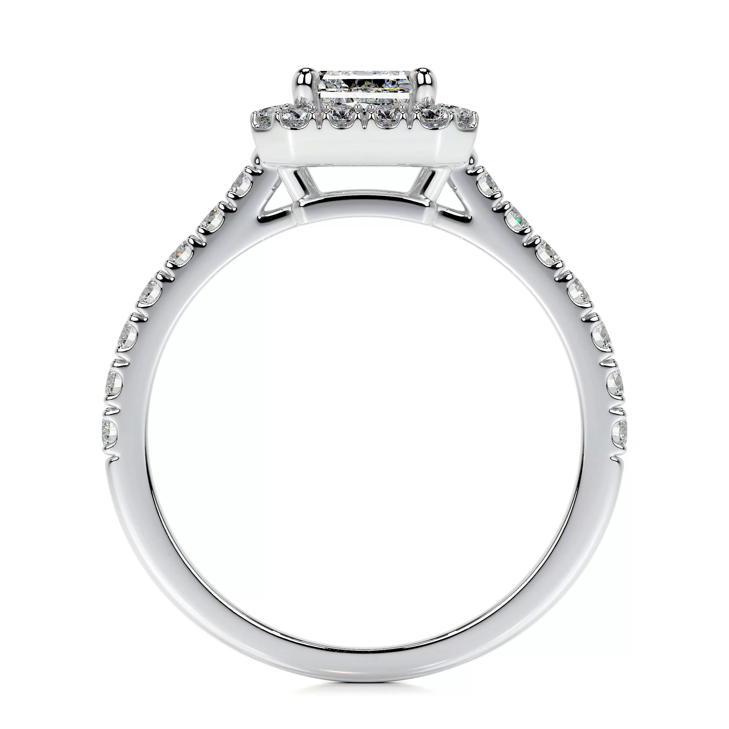 Zoey Lab Grown Diamond Ring -14K White Gold